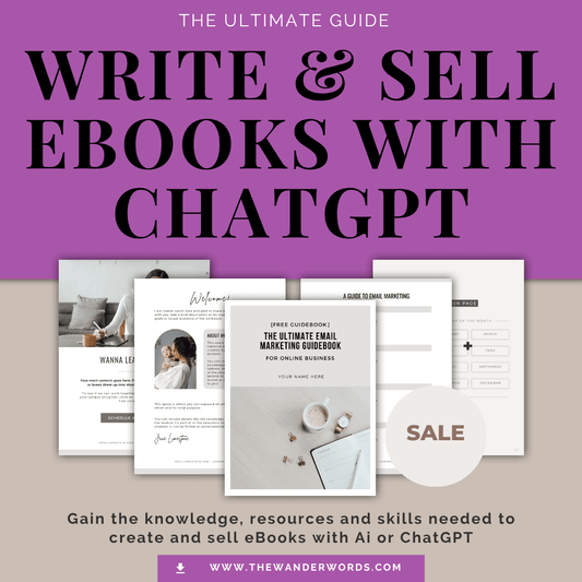 Write & Sell eBooks with ChatGPT: Ultimate Guide - TheWanderWords