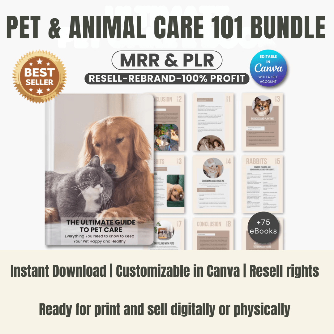 Pet Care 101 Bundle - TheWanderWords