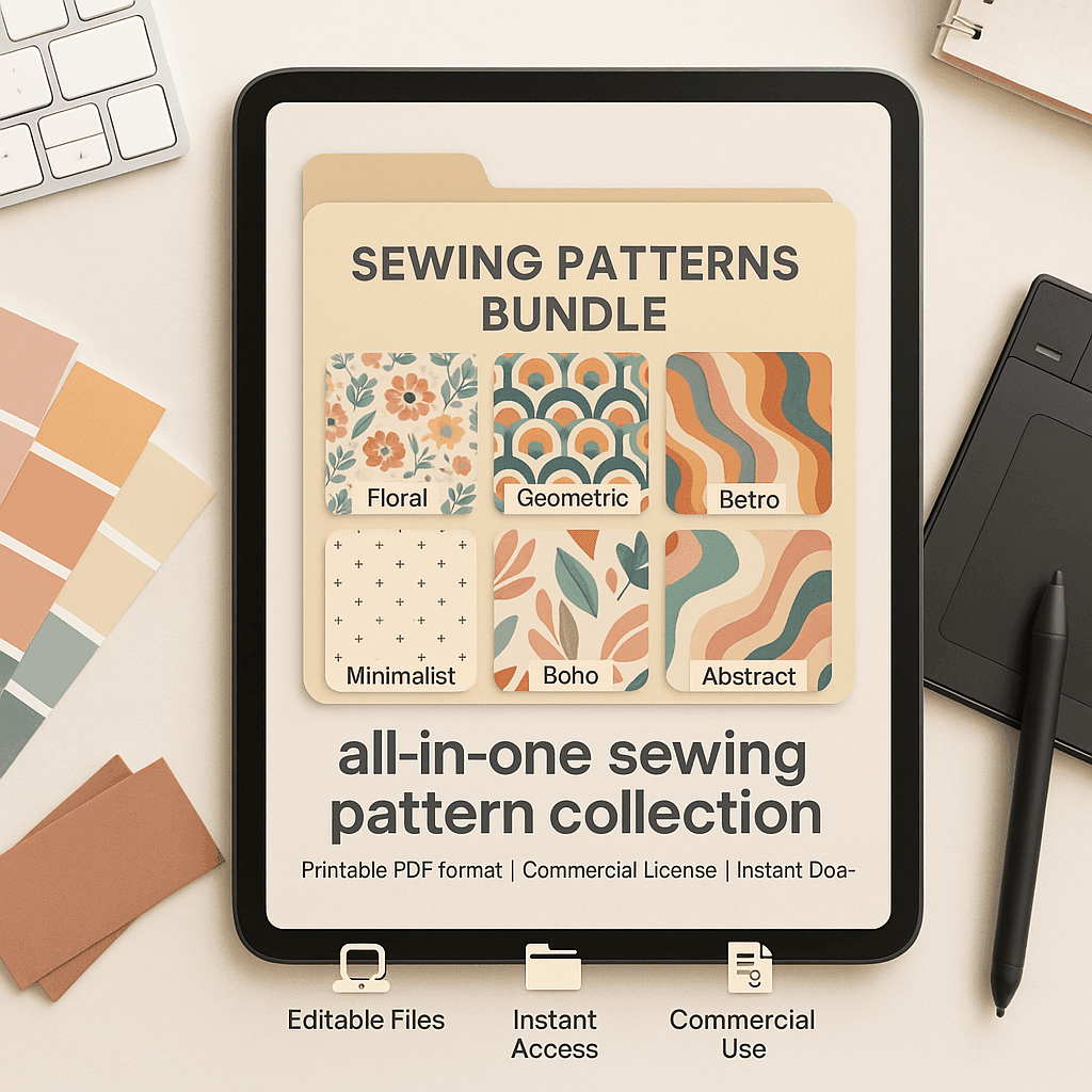 Sewing Patterns Bundle - TheWanderWords