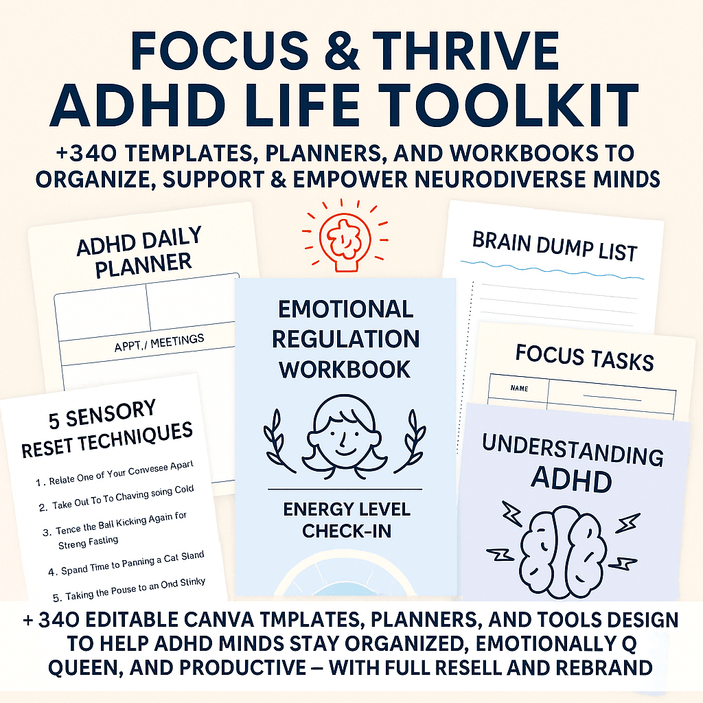 ADHD Bundle & Toolkits - TheWanderWords