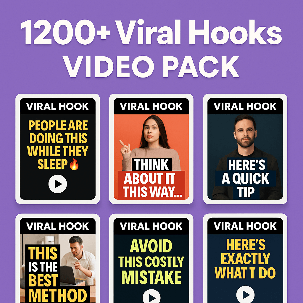 1200+ Viral Hooks Videos