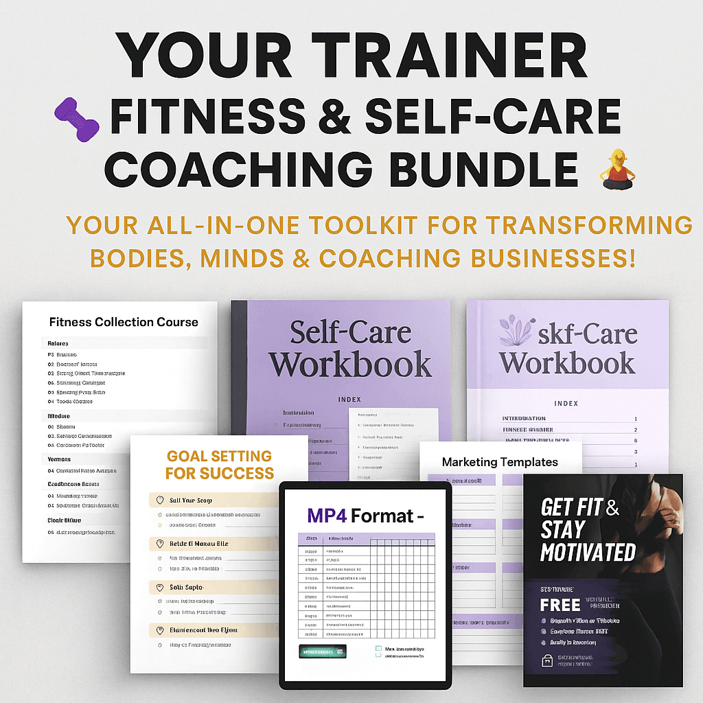 Your Trainer Fitness & Self-Care Coaching Bundle - TheWanderWords
