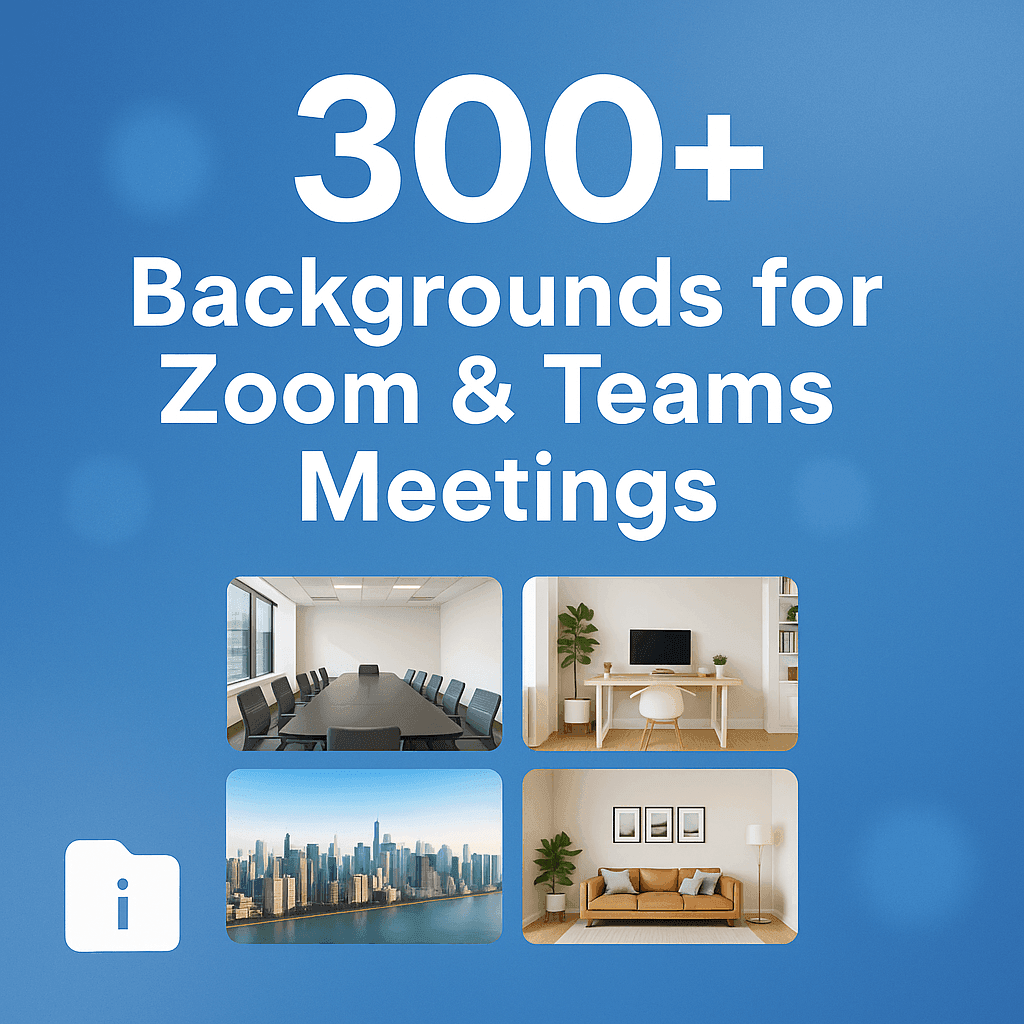 300+ Backgrounds for Zoom & Teams Meetings - TheWanderWords