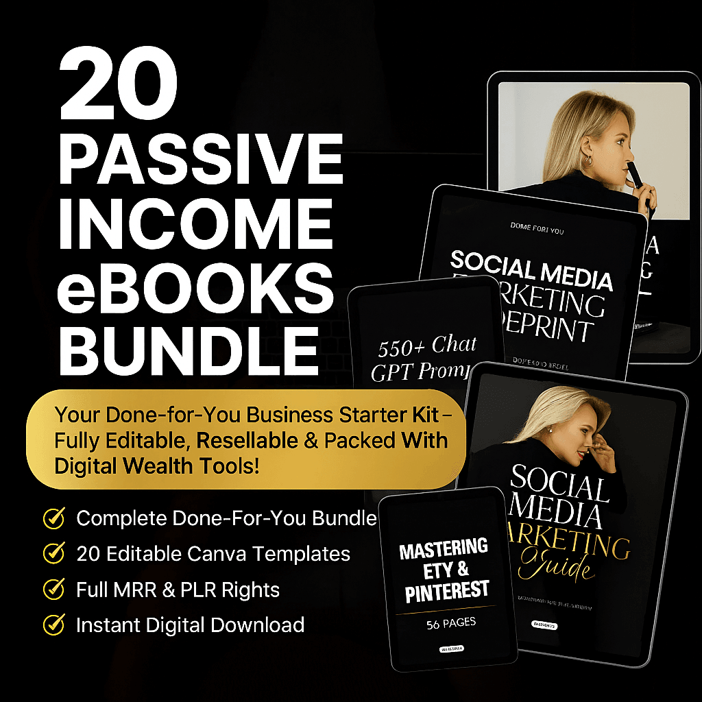 20 Passive Income eBooks - TheWanderWords