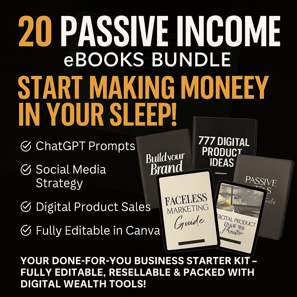 20 Passive Income eBooks - TheWanderWords