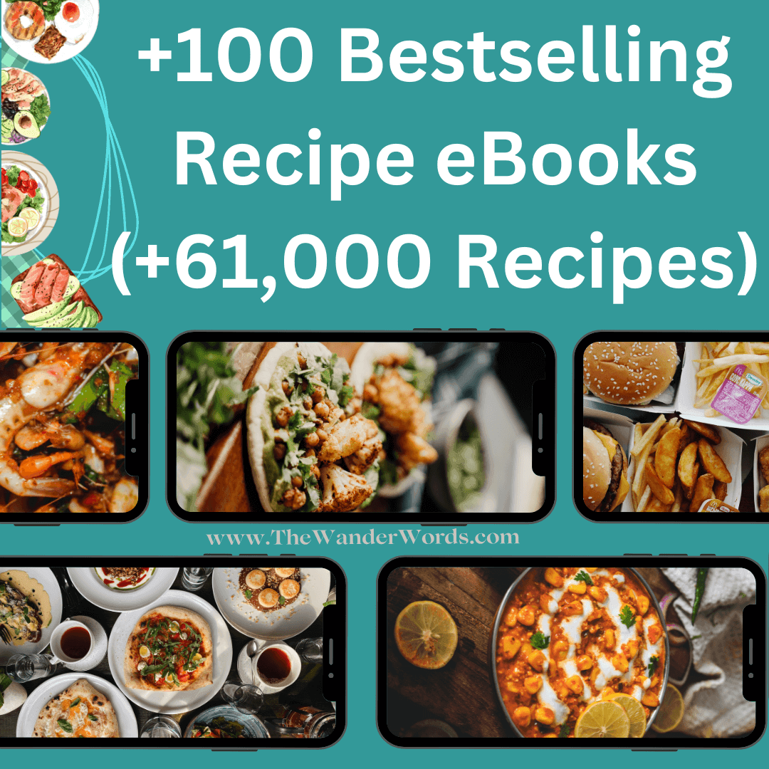 +100 Bestselling Recipe eBooks (+61,000 Recipes) - TheWanderWords