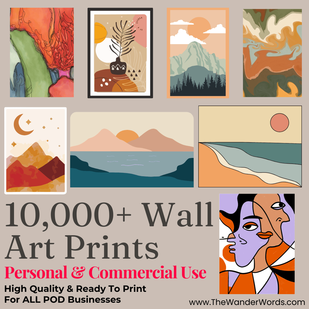 10,000+ Wall Art Prints - TheWanderWords