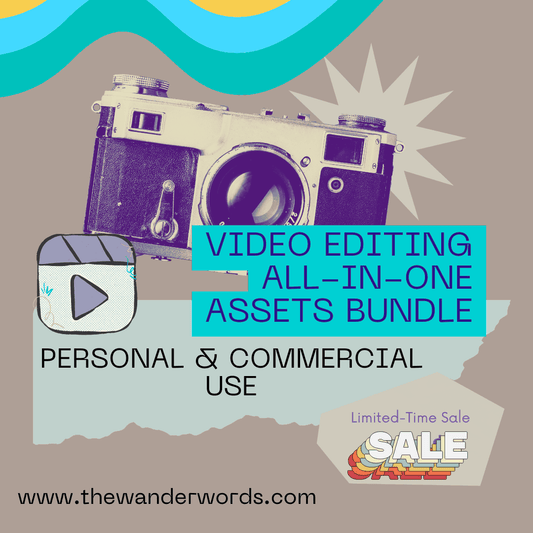 Video Editing All-In-One Assets Bundle - TheWanderWords