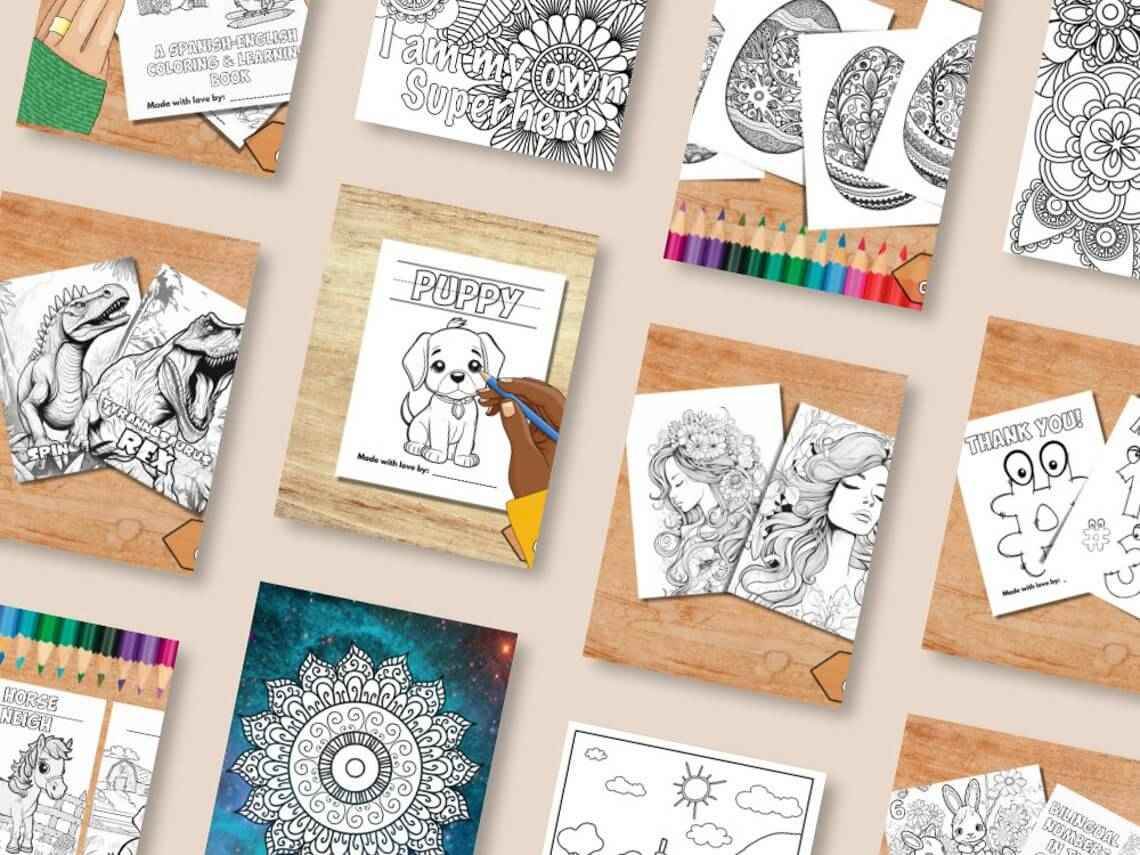 25,000+ Coloring Pages - TheWanderWords