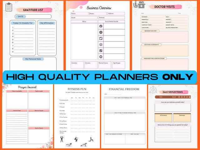 +1000 Canva Planners (37,000 Pages) - TheWanderWords