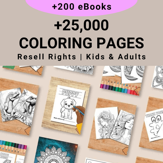 25,000+ Coloring Pages - TheWanderWords