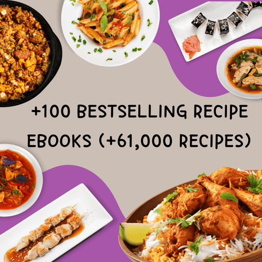 +100 Bestselling Recipe eBooks (+61,000 Recipes) -  - TheWanderWords