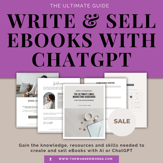 Write & Sell eBooks with ChatGPT: Ultimate Guide -  - TheWanderWords