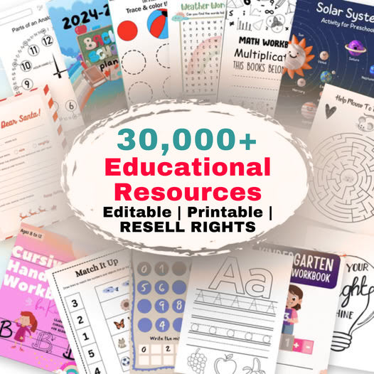 30,000+ Educational Resources