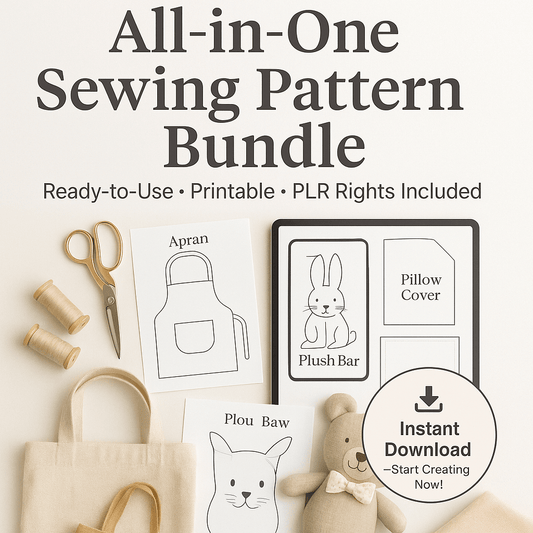 Sewing Patterns Bundle -  - TheWanderWords