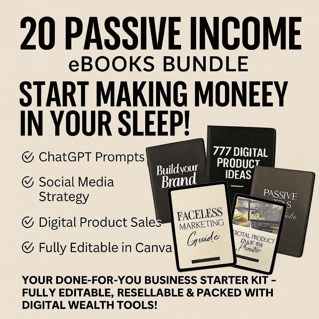 20 Passive Income eBooks -  - TheWanderWords