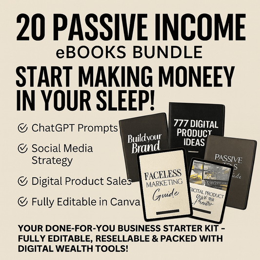 20 Passive Income eBooks -  - TheWanderWords