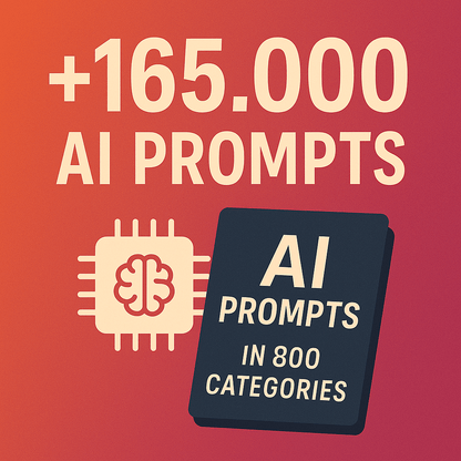 +165,000 AI Prompts in 800 Categories