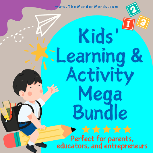 Kids' Learning & Activity Mega Bundle -  - TheWanderWords