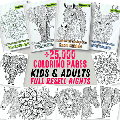 25,000+ Coloring Pages - TheWanderWords