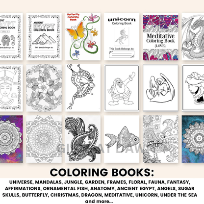 25,000+ Coloring Pages - TheWanderWords