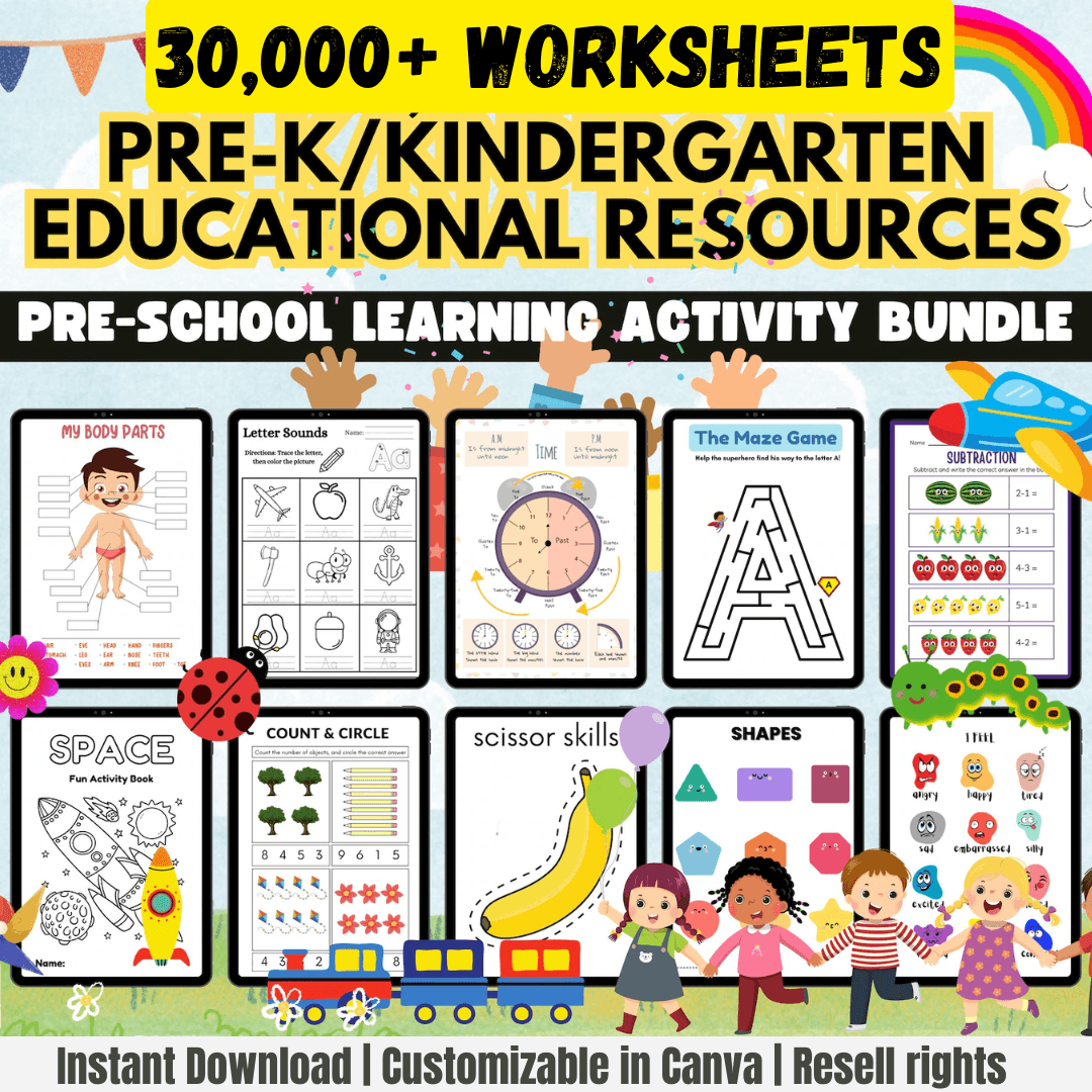 30,000+ Educational Resources - TheWanderWords