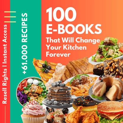 +100 Bestselling Recipe eBooks (+61,000 Recipes) - TheWanderWords