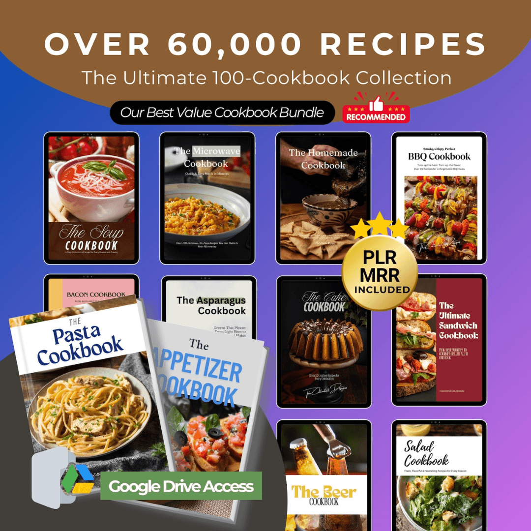 +100 Bestselling Recipe eBooks (+61,000 Recipes) - TheWanderWords