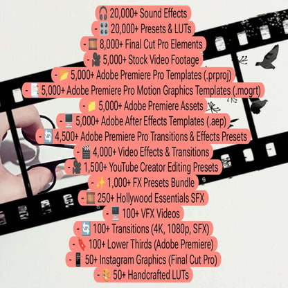 Video Editing Assets: All-In-One Bundle