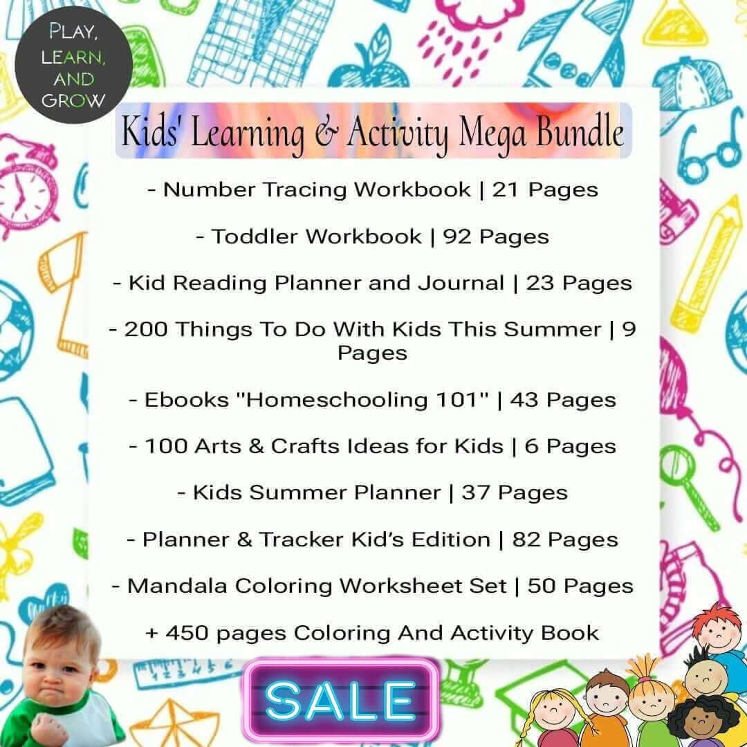 Kids' Learning & Activity Mega Bundle