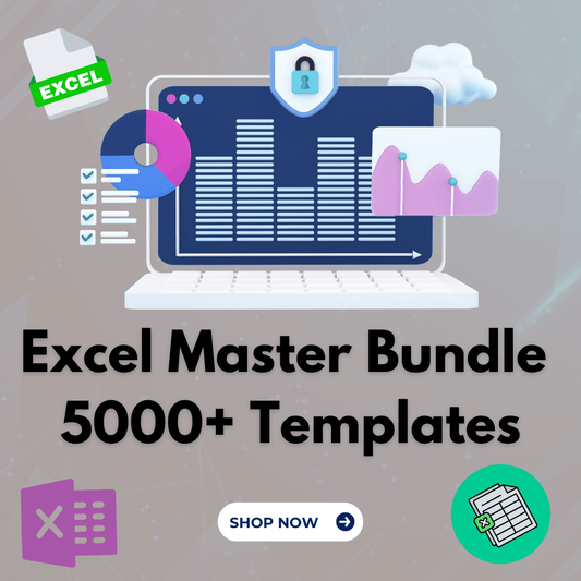 5000+ Excel Templates Bundle -  - TheWanderWords